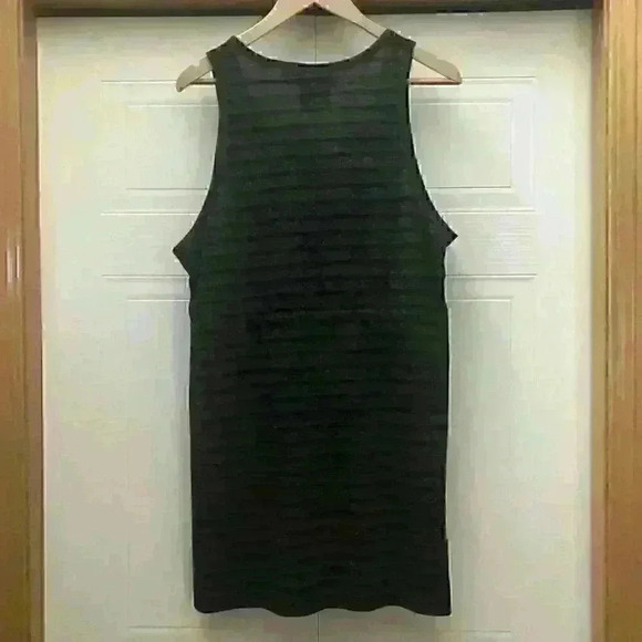 Cheap Monday  Draw Dress Striped Drawstring Linen Blend Comfort Fit - Picture 9 of 9